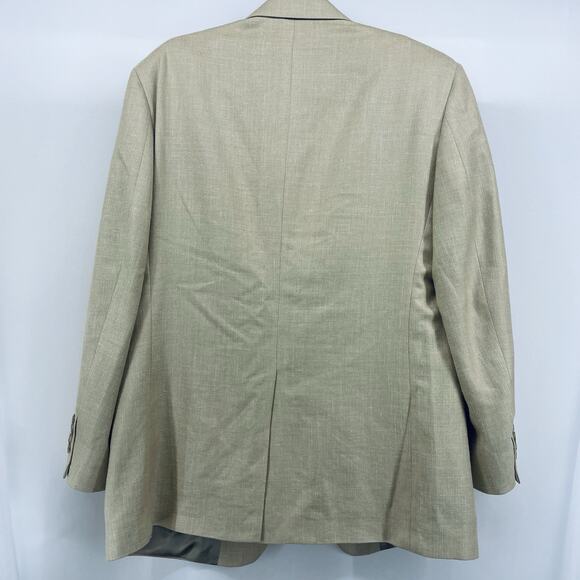 Brooks Brothers Size 41 Regular Mens Blazer Silk Linen Wool Blend Sports Jacket - Picture 7 of 7